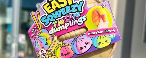 hand holding orb dumpling toy