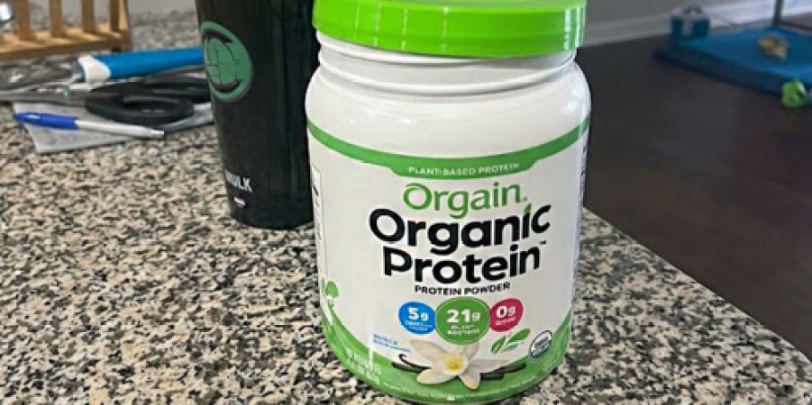 Orgain Protein Powder 1.02LB Tub Only $13.98 Shipped on Amazon (Reg. $24)