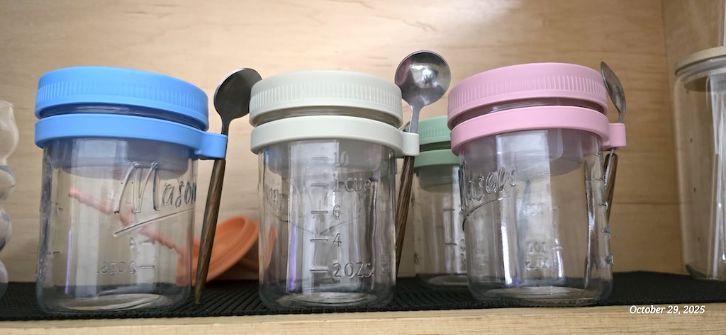 Overnight oats containers 