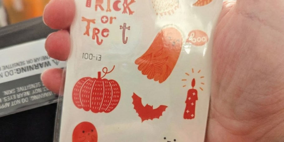Kids Halloween Temporary Tattoo 250-Pack Just $2.49 on Amazon (Fun, Non-Candy Trick or Treat Item)
