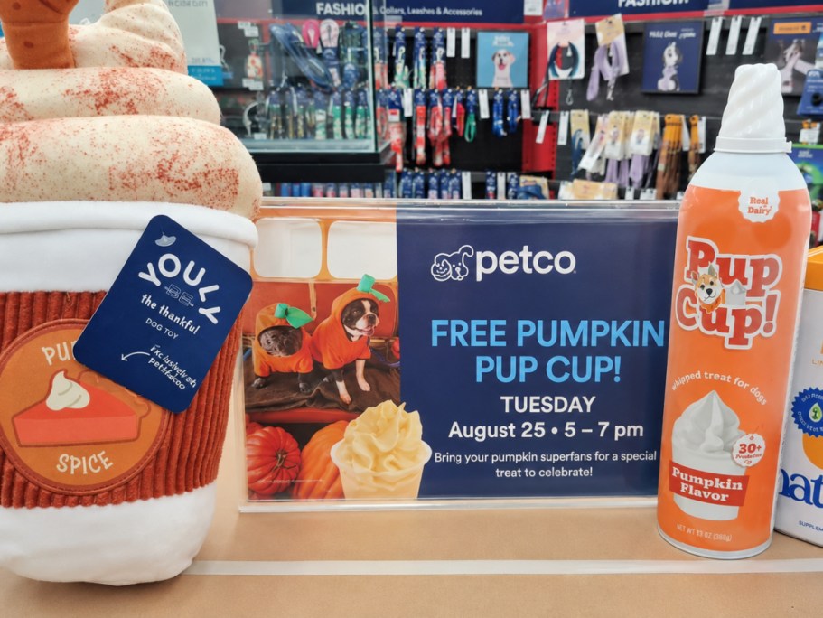 Petco Is Giving Pets FREE Pumpkin Pup Cups on August 25!