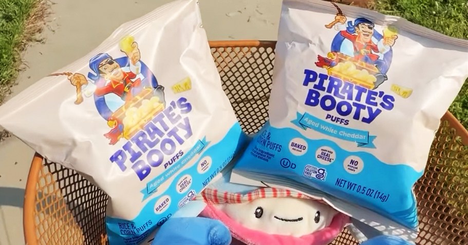 Pirate&rsquo;s Booty Cheddar Puffs 24-Count Only $11 Shipped on Amazon
