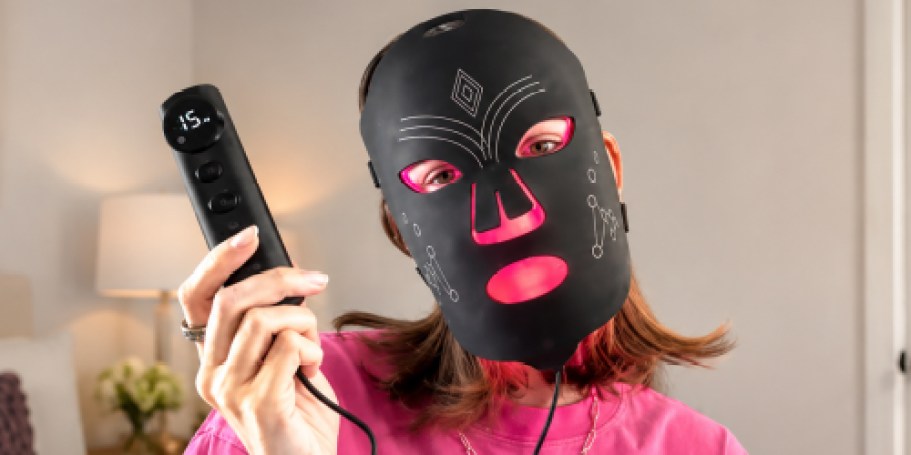 Red Light Therapy Mask Just $25.99 Shipped on Amazon (Reg. $65)
