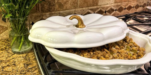 How Gorgeous are These Pioneer Woman Pumpkin Dutch Ovens?!
