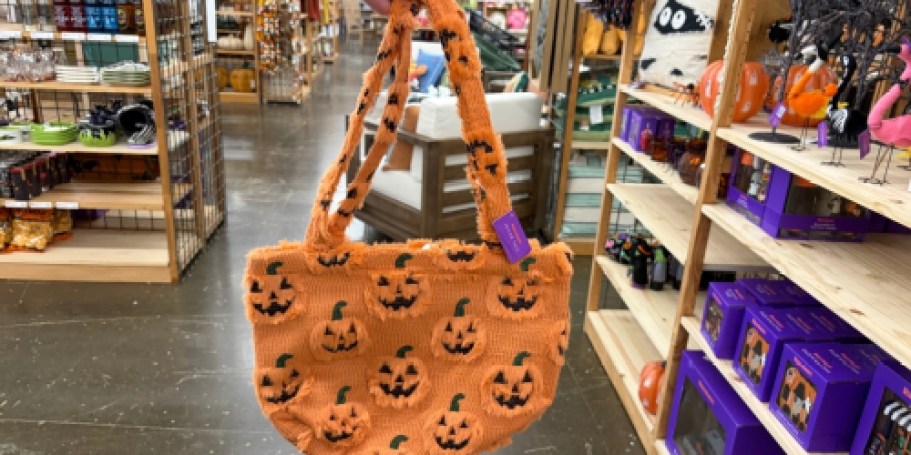 NEW World Market Halloween Finds + The Cutest Pumpkin Tote!