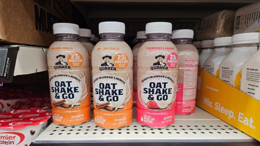 Here’s How to Save on the NEW Quaker Oats Protein Shakes!