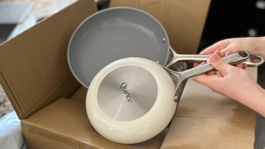 quince saute pan set unboxing