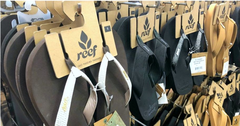 reef sandals in store