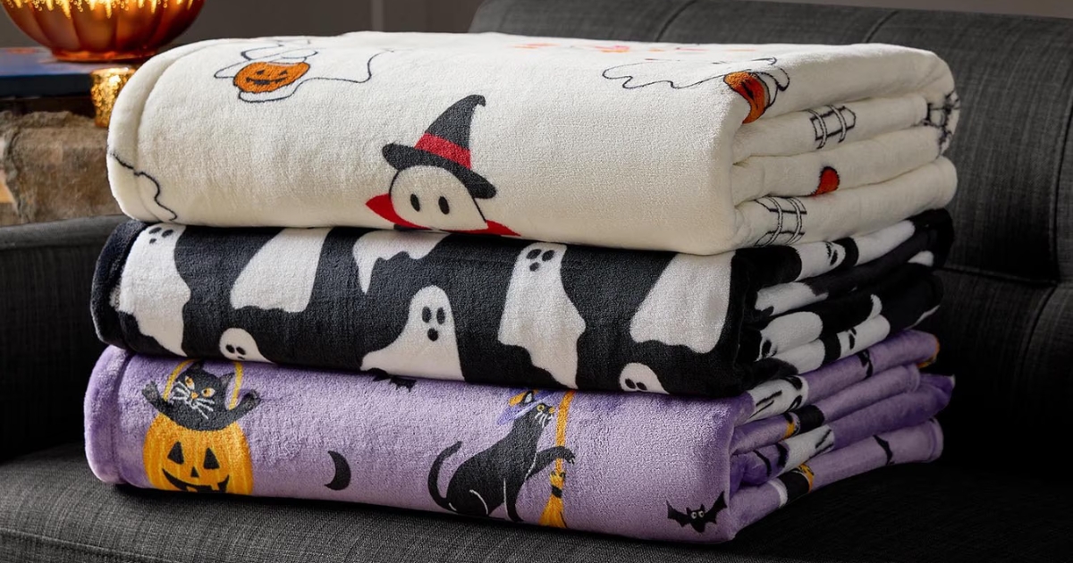 Spooky Cute Halloween Blankets from $10.88 on SamsClub.com