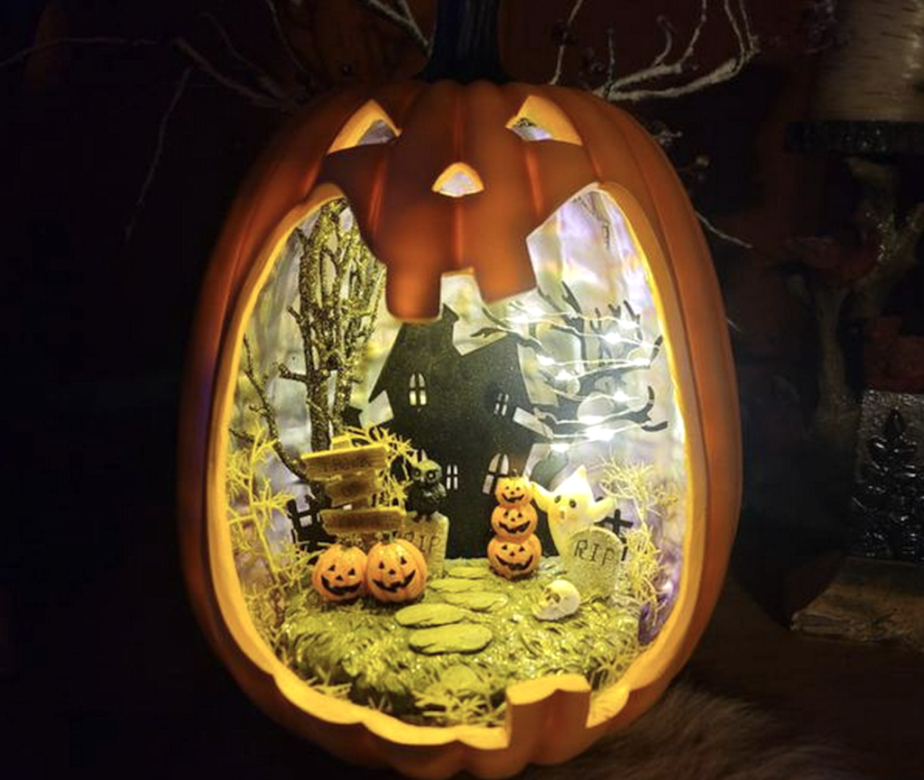 Sam's Club pumpkin decor