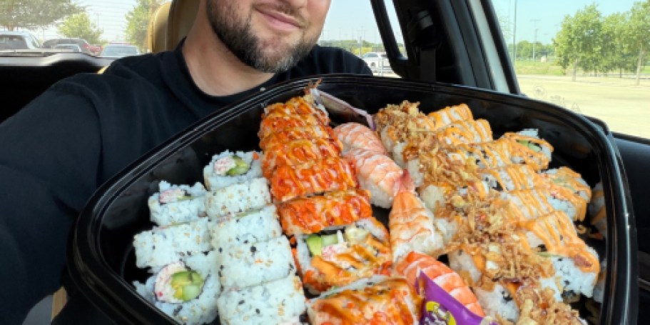 This $25 Sam’s Club Sushi Tray Feeds the Whole Family