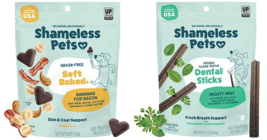 shameless pets soft baked and dental sticks