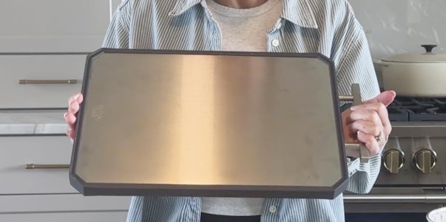 Dual-Sided Stainless Steel Cutting Board Only $11.99 Shipped for Prime Members