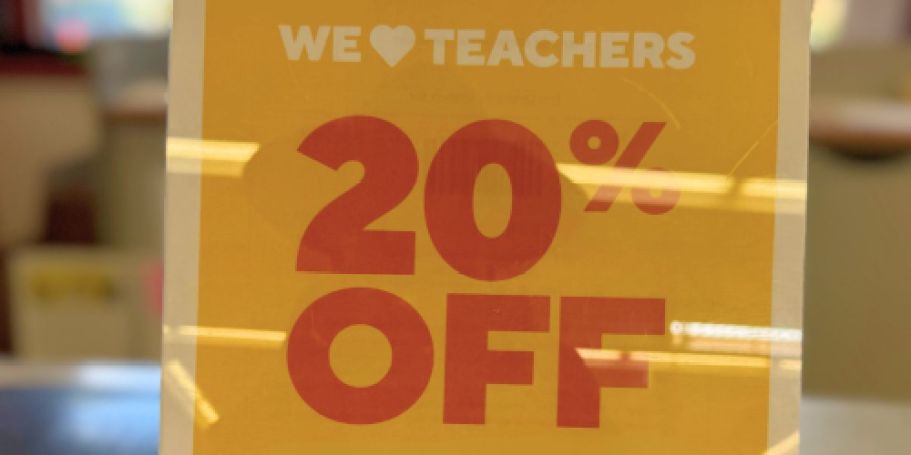 Teachers: Get 20% Off Your Entire Staples Purchase!
