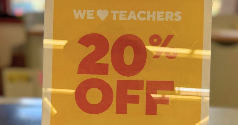 Teachers: Get 20% Off Your Entire Staples Purchase!