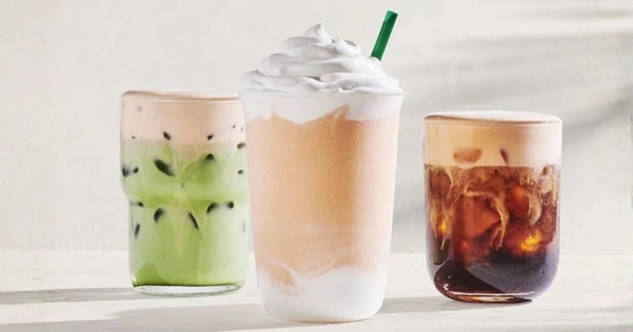 *NEW* Starbucks Orange Cream Cold Brew, Matcha, & More Available Now