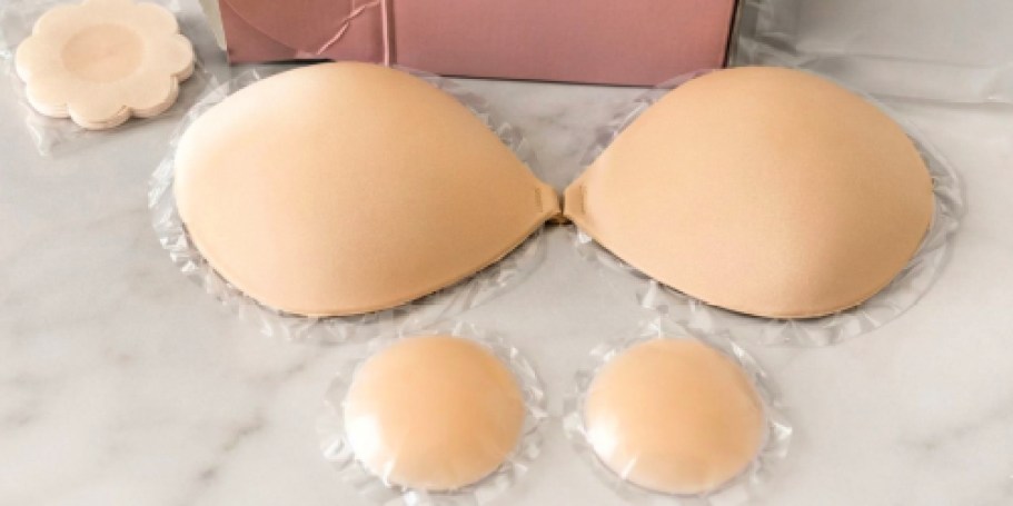 Strapless Push Up Sticky Bra Set Just $4.99 on Amazon (Reg. $32)
