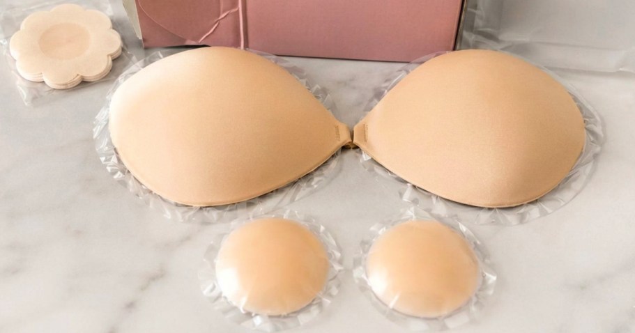 Strapless Push Up Sticky Bra Set Just $4.99 on Amazon (Reg. $32)