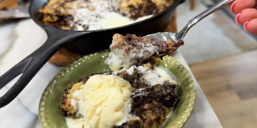 Chocolate Chip Cookie with Gooey Brownie Bites!