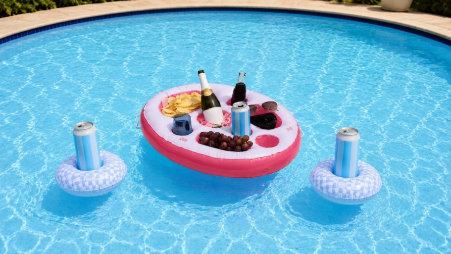 The Pool Party Upgrade You Didn’t Know You Needed: Snack & Drink Floaties from $4.52