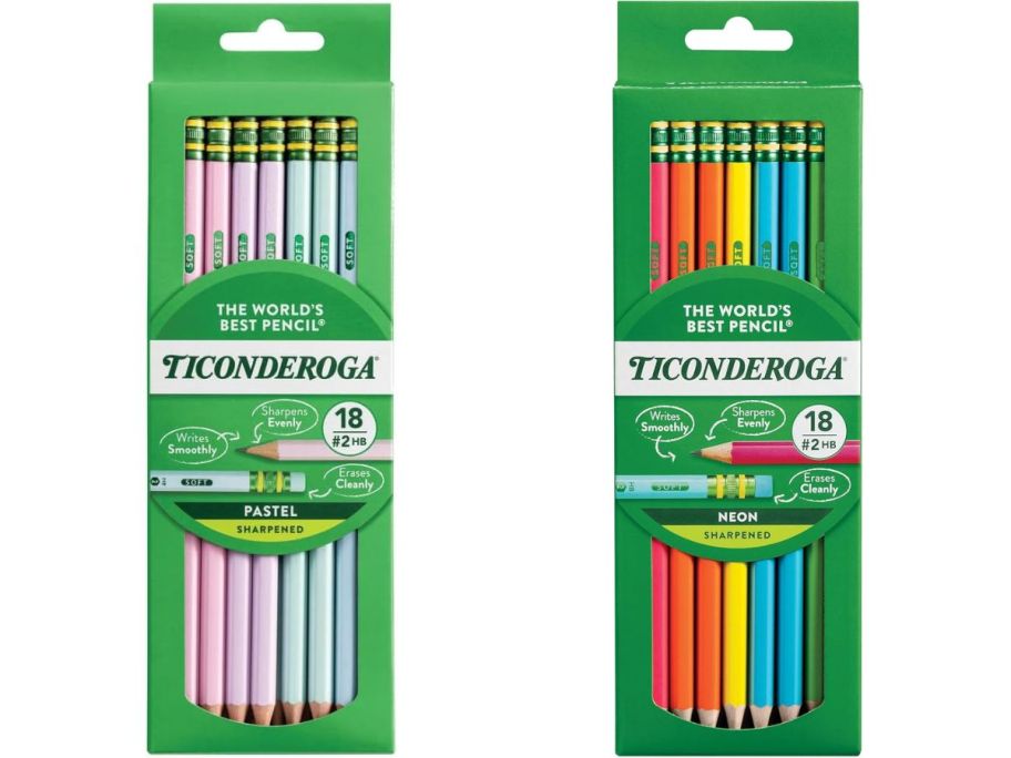 2 Packs of Ticonderoga Pencils