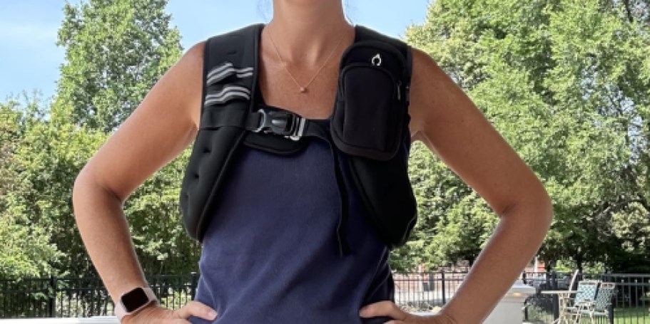 Grab an 8lb Weighted Vest for Only $11.99 on Amazon (Reg. $28)