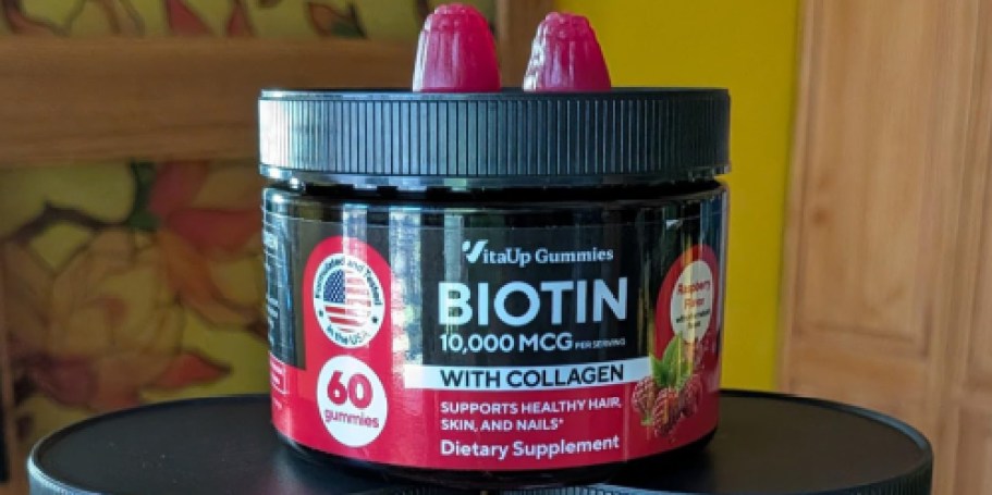 VitaUp Biotin Gummies 60-Count Just $12.96 Shipped on Amazon | Tons of 5-Star Reviews