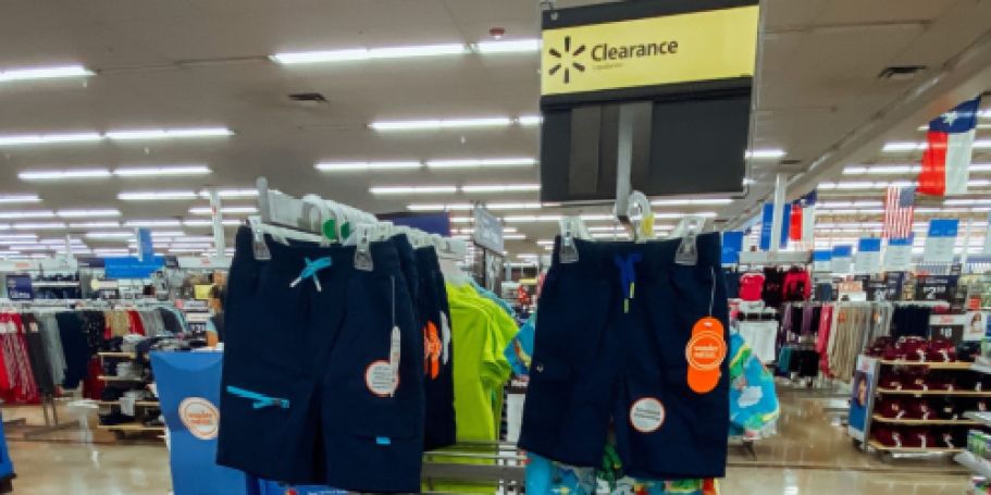 Walmart Clearance Kids Clothing = Shorts & Tops from $1