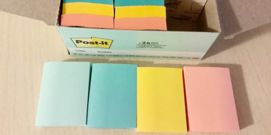 Post-it Sticky Notes 24-Pack Just $3.67 on Walmart.com