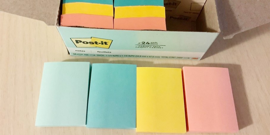 Post-it Sticky Notes 24-Pack Just $3.67 on Walmart.com