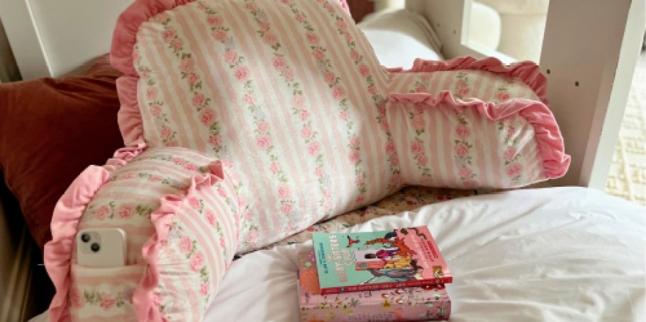 This Floral Backrest Pillow Is the Perfect Blend of Cute & Comfy (& It’s Under $20)!