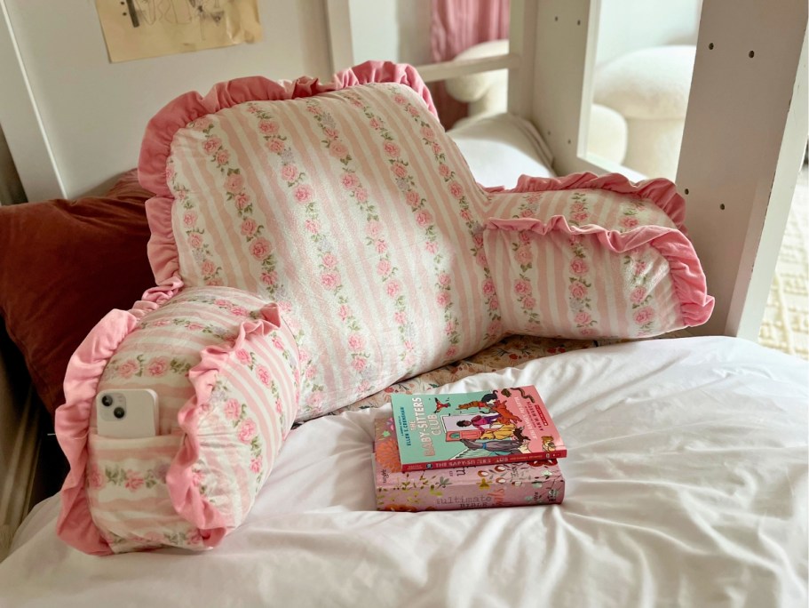 This Floral Backrest Pillow Is the Perfect Blend of Cute & Comfy (& It’s Under $20)!