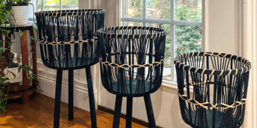 Wicker Planter Stand 3-Piece Set Only $35.99 Shipped on Wayfair.com (Reg. $100)
