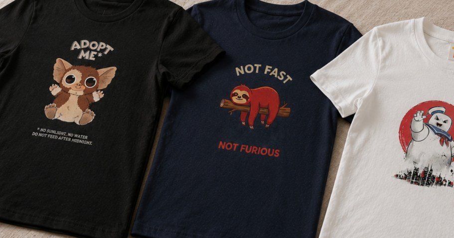 TWO Woot Graphic Tees Just $16 Shipped (Funny Quotes, Character Styles, & More)