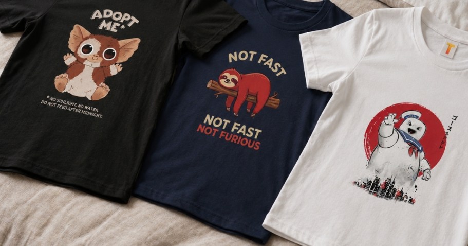 TWO Woot Graphic Tees Just $16 Shipped (Funny Quotes, Character Styles, & More)