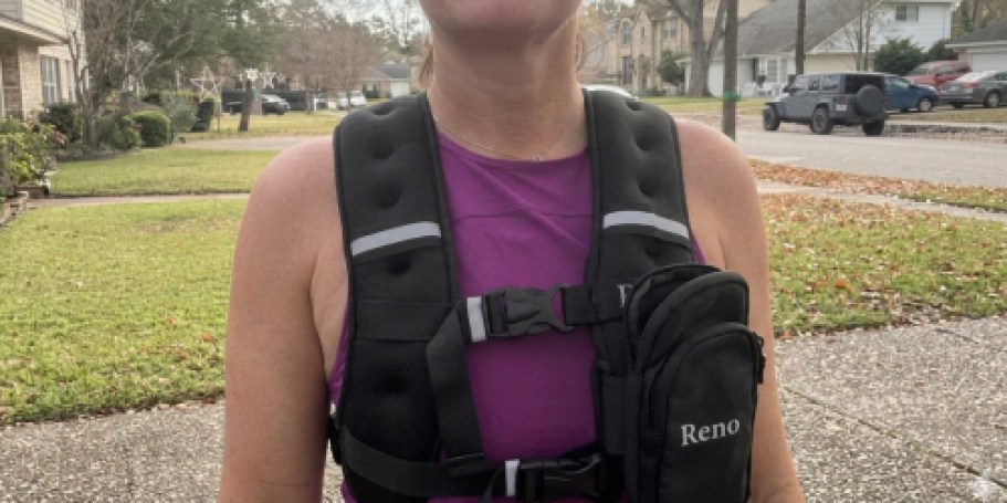 10-Pound Weighted Vest Just $9.99 Shipped for Prime Members