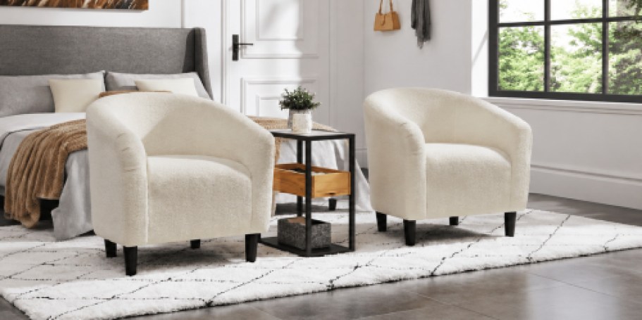 Up to 65% Off Walmart Furniture Clearance + Free Shipping | Barrel Chair Just $102 Shipped