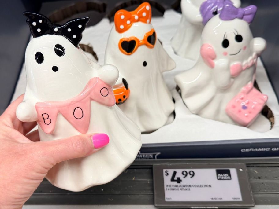 The Halloween Collection Ceramic Ghosts at ALDI