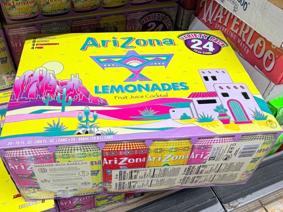 A 24-Count Variety Pack of Arizona Lemonade