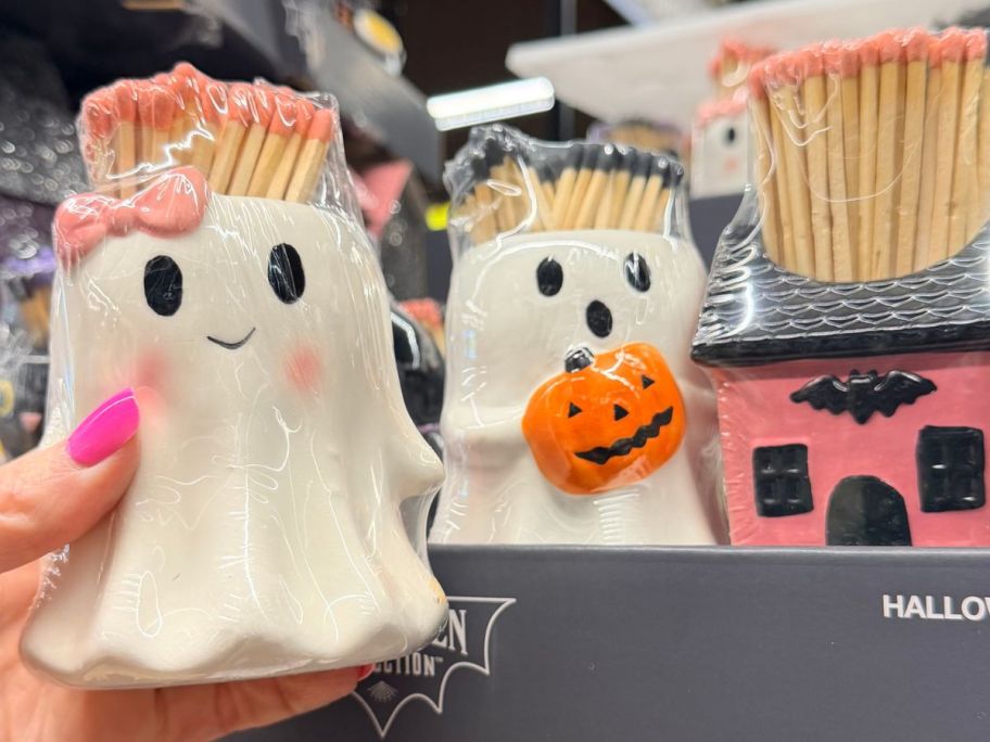 Kirkton House Hallowen Match Holders at ALDI