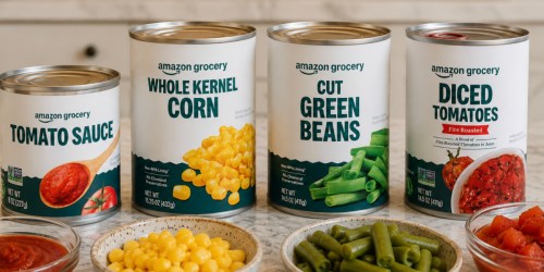 Amazon Grocery Canned Vegetables from 39¢ Shipped