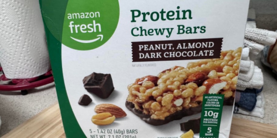 Amazon Grocery Protein Chewy Bars 5-Pack Only $1.99 Shipped