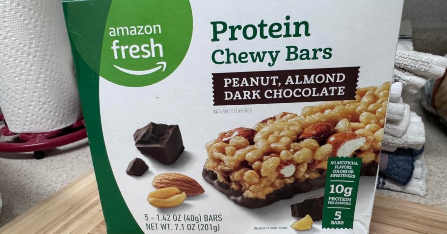 Amazon Grocery Protein Chewy Bars 5-Pack Only $1.99 Shipped