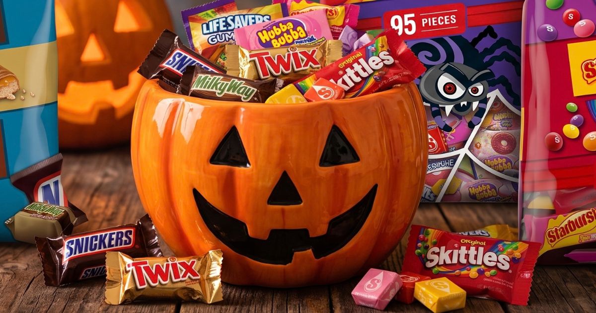 Halloween Candy Stock Up Sale on Amazon | Mars, Starburst, Skittles & More