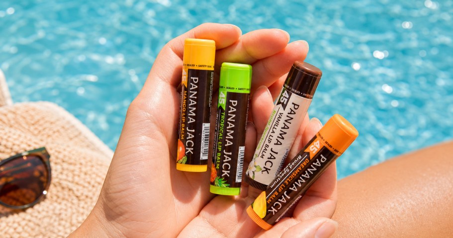 Panama Jack SPF 45 Lip Balm 5-Pack Just $7.67 Shipped on Amazon (Reg. $22)