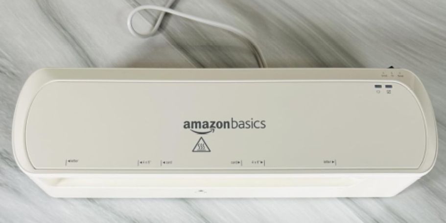 9″ Thermal Laminator Just $21.91 on Amazon (Heats Up in Minutes)