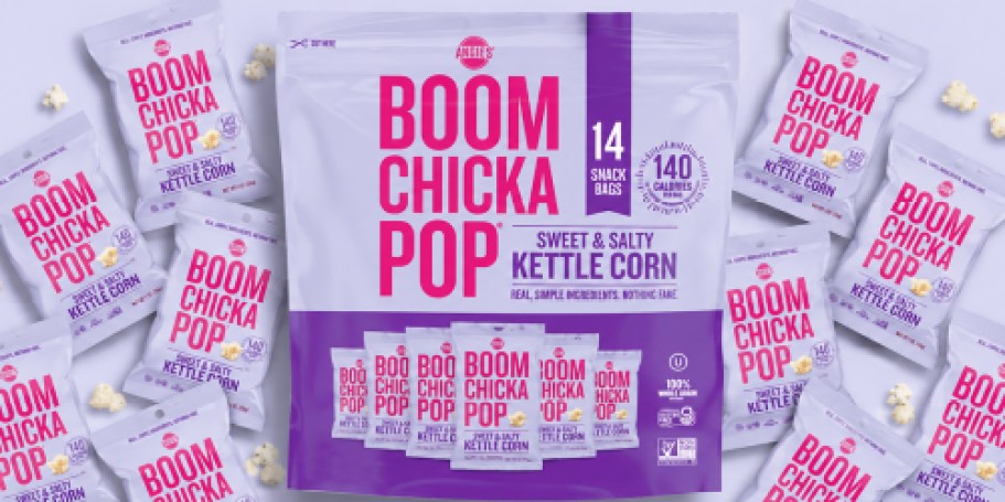 Angie’s BOOMCHICKAPOP Kettle Corn 14-Pack Just $7 Shipped on Amazon