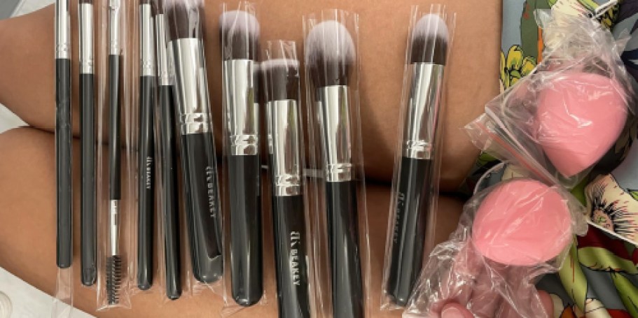 Makeup Brush & Blending Sponge 12-Piece Set Only $4.87 on Amazon