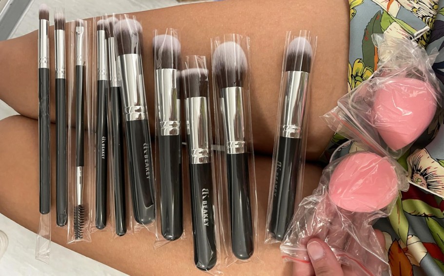 Makeup Brush & Blending Sponge 12-Piece Set Only $4.87 on Amazon