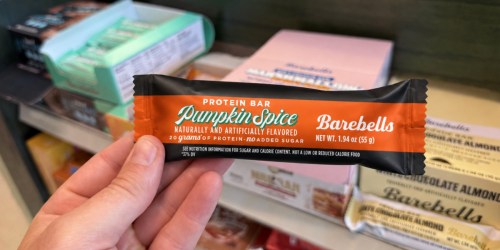 Score 24 Barebells Protein Bars for $1.74 Each (Pumpkin Spice is Back!)